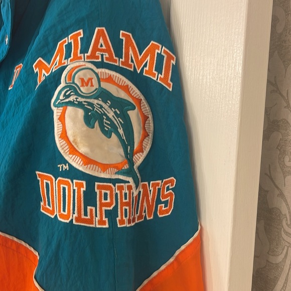 Vintage Starter Mens Miami Dolphins NFL Pro Line Puffer Jacket 90's Size XXL - Picture 7 of 14